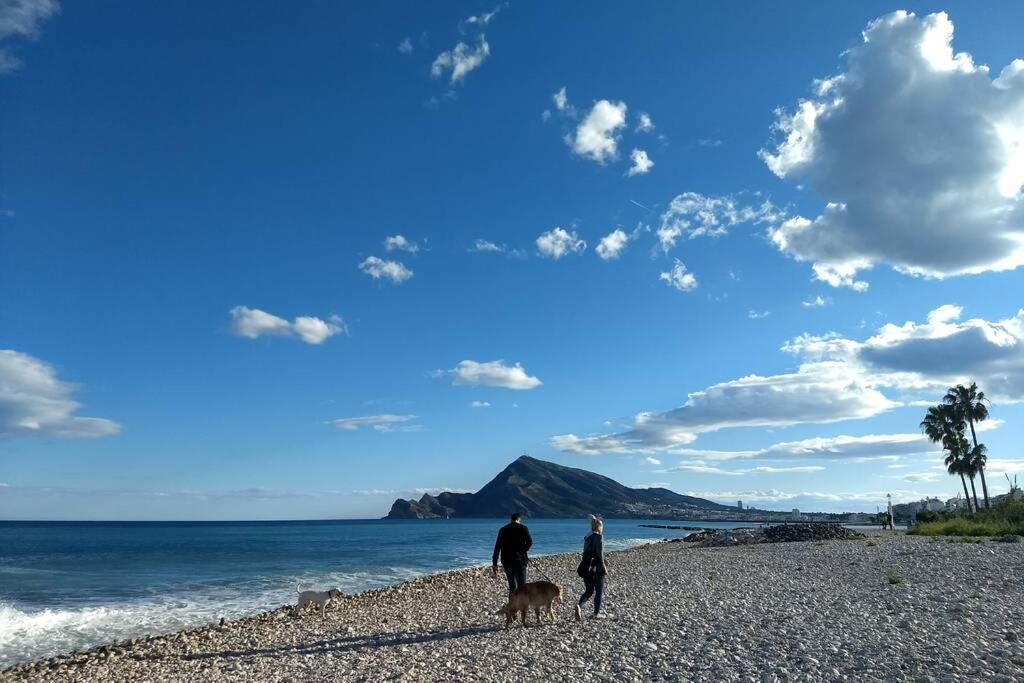 Ferienwohnung Beachfront Apt! Ac - Pool - Parking Altea Exterior foto