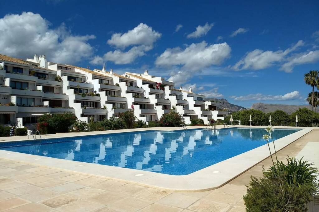 Ferienwohnung Beachfront Apt! Ac - Pool - Parking Altea Exterior foto